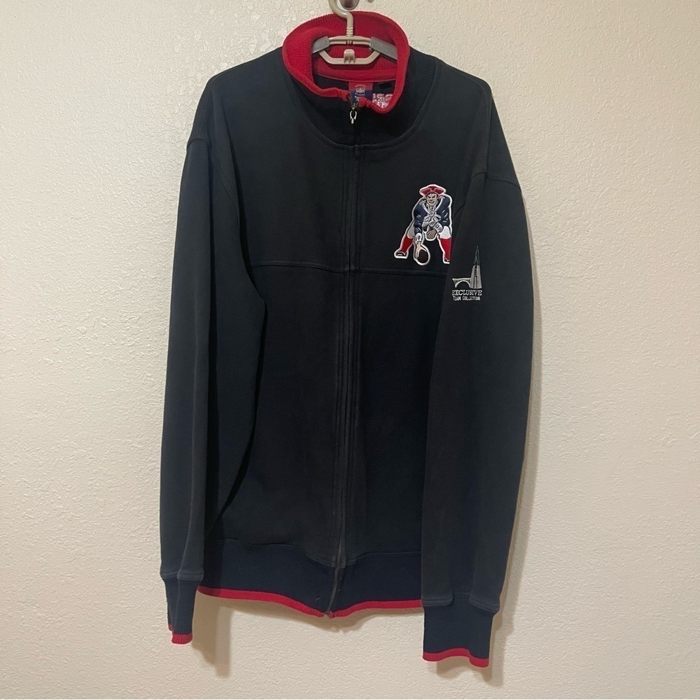Vintage NFL Gridiron Classic Reebok New England Patriots Full Zip Exclusive Sz L